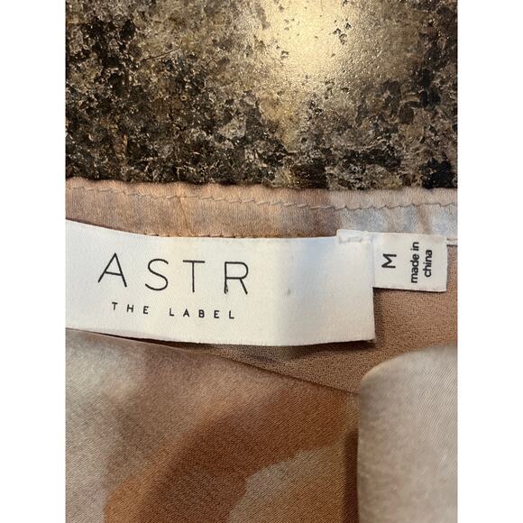 ASTR The Label Elsie Floral Mini Sundress Satin Size Medium - Picture 6 of 9